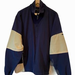 Perry Ellis Mens Dark  Blue Lined Jacket